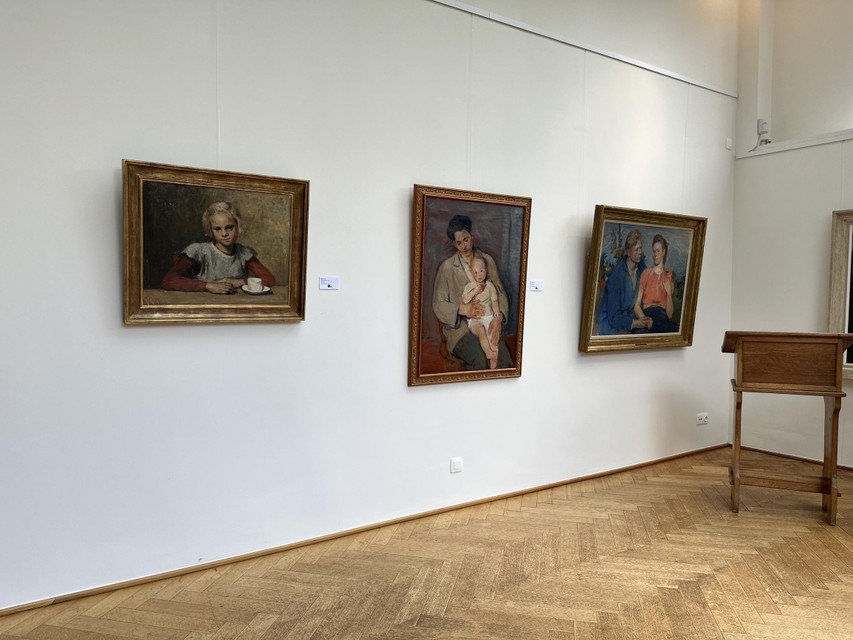 Je kan 30 werken van Albert Van Dyck bewonderen in het Huis van Oscar.