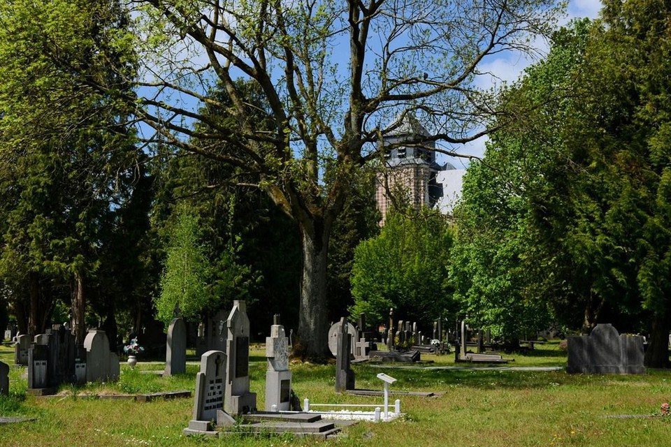 Het kerkhof van Sint-Dimpna bevat heel wat graven met erfgoedwaarde. 