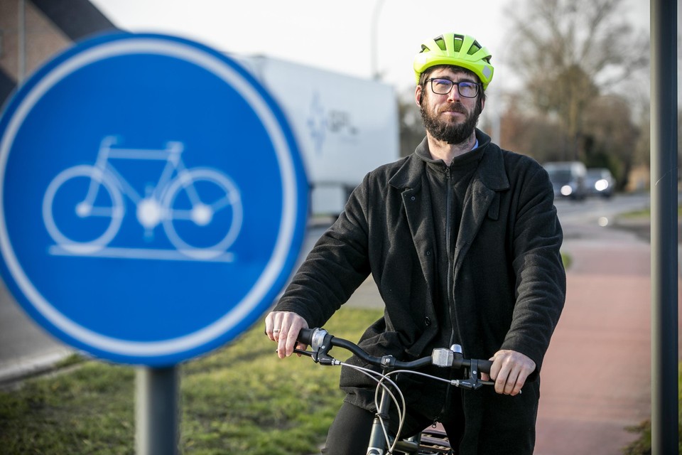 Joachim Van der Auwera van de Heistse afdeling van de Fietsersbond.