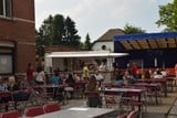 thumbnail: Het terras van café Sportlokaal.