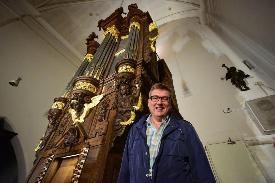 Organist Nico Declerck.
