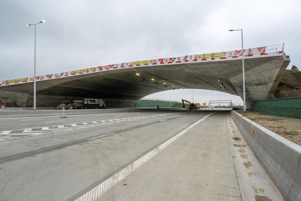 De parkbrug vlakbij de Kennedytunnel zorgt voor een ecologische verbinding tussen een nieuw bos en het natuurgebied Burchtse Weel. Tegelijkertijd wordt er een extra verbinding naar het Ringfietspad op aangelegd.