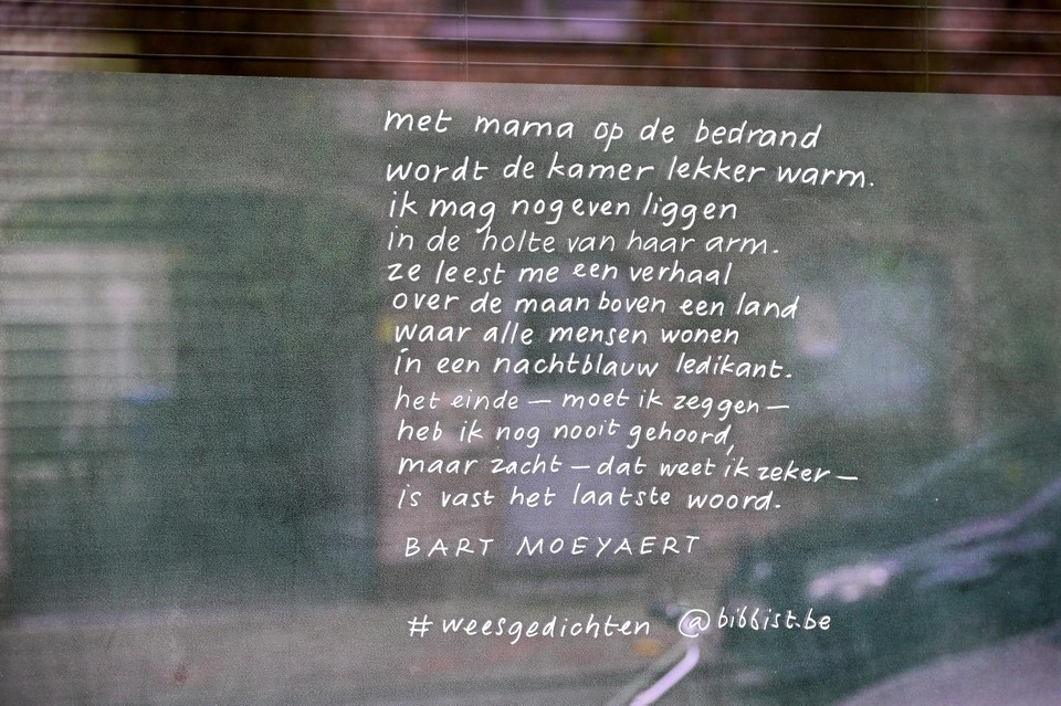Een gedicht van Bart Moeyaert.