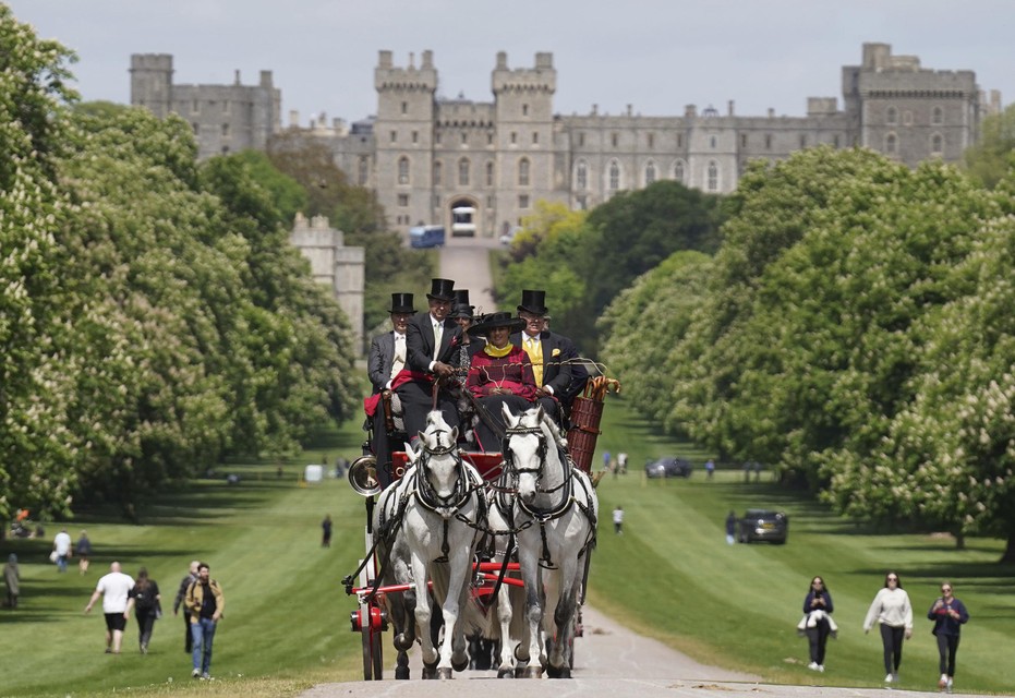 Het prachtig kader van de Royal Windsor Horse Show. 
