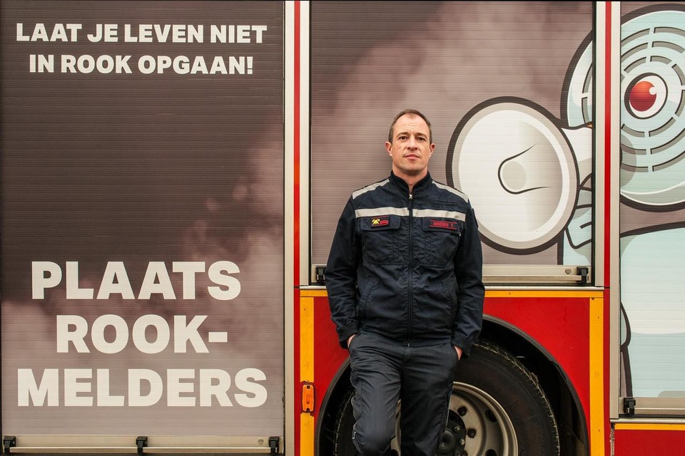 Tim Renders was jarenlang brandweerman, nu focust hij zich op opleidingen rond brandveiligheid. 