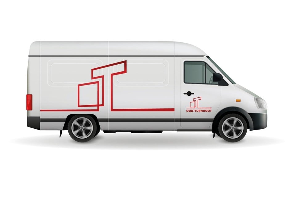 Het nieuwe logo prijkt op onder meer de gemeentevoertuigen.