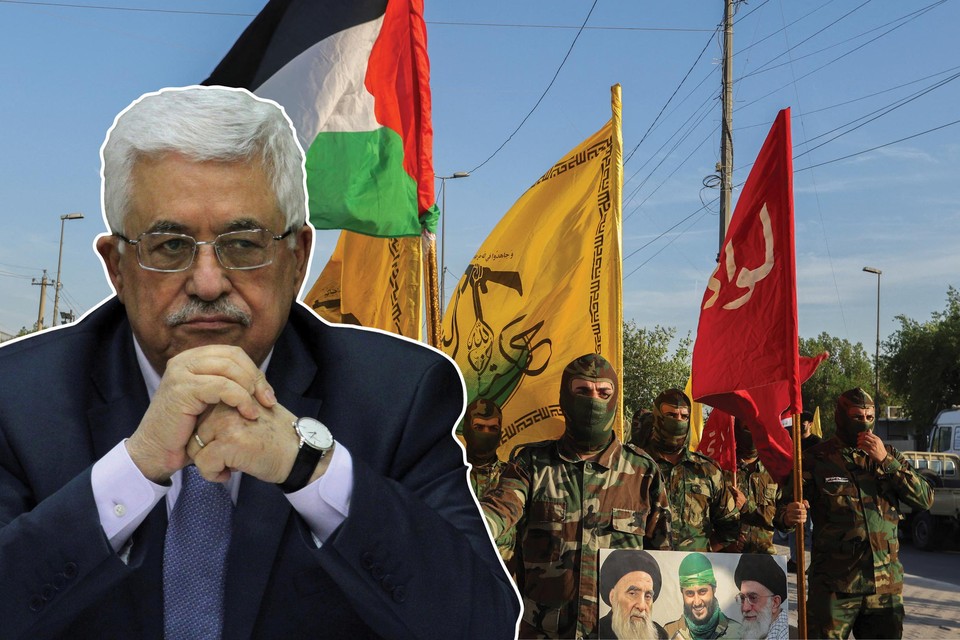 In de explosieve regio spelen ook de politieke partijen Fatah, van Mahmoud Abbas (links), en Hezbollah een dubieuze rol.
