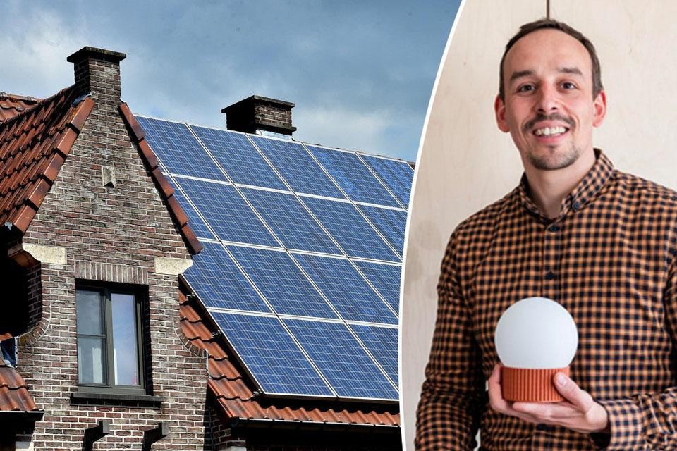 afstuderen Perth favoriete Slimme lamp van Christophe toont wanneer zonnepanelen meer energie  opbrengen dan je verbruikt: “Ideaal om te besparen” (Aalst) | Gazet van  Antwerpen Mobile
