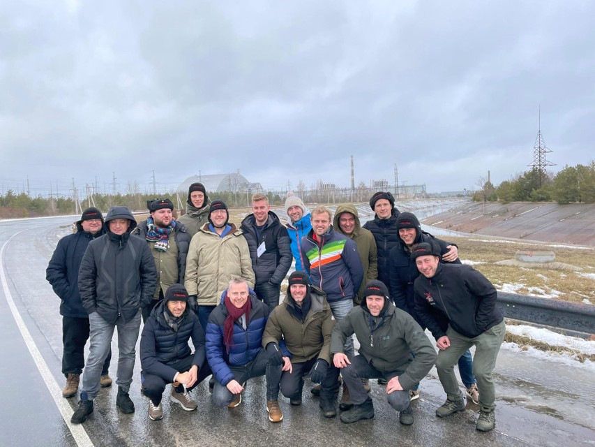 De leden van Ronde Tafel Geel bezochten tijdens een recente weekenduitstap in Oekraïne ook de site van Tsjernobyl. 