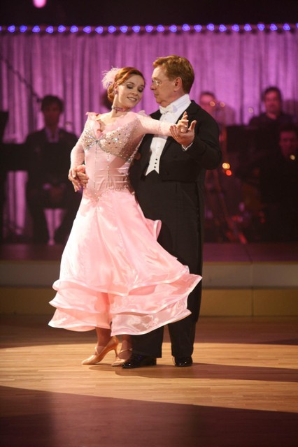 Nicky met danspartner Koen Crucke tijdens ‘Sterren op de dansvloer’.