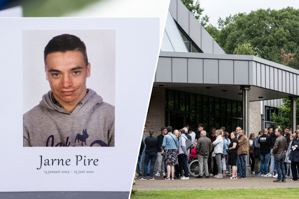 Donderdag werd afscheid genomen van Jarne Pire in het crematorium van Turnhout. 