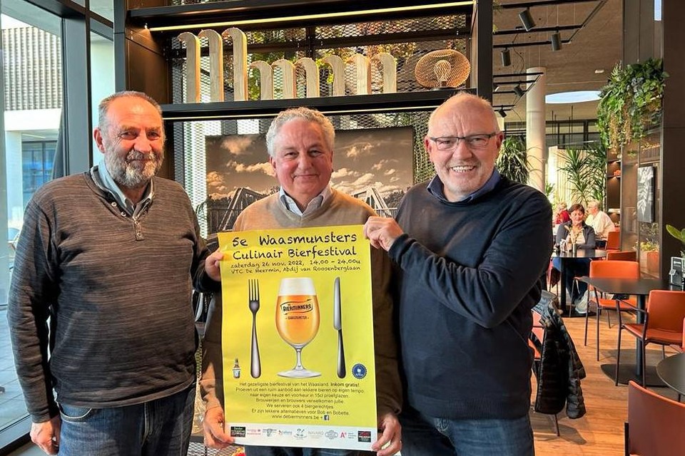 Marc Seghers, Erwin Verdurmen en Luc Bastiaens richtten op 1 april 2009 hun bierclub ‘De Bierminners’ op. Nu zijn ze al aan hun vijfde bierfestival toe. 