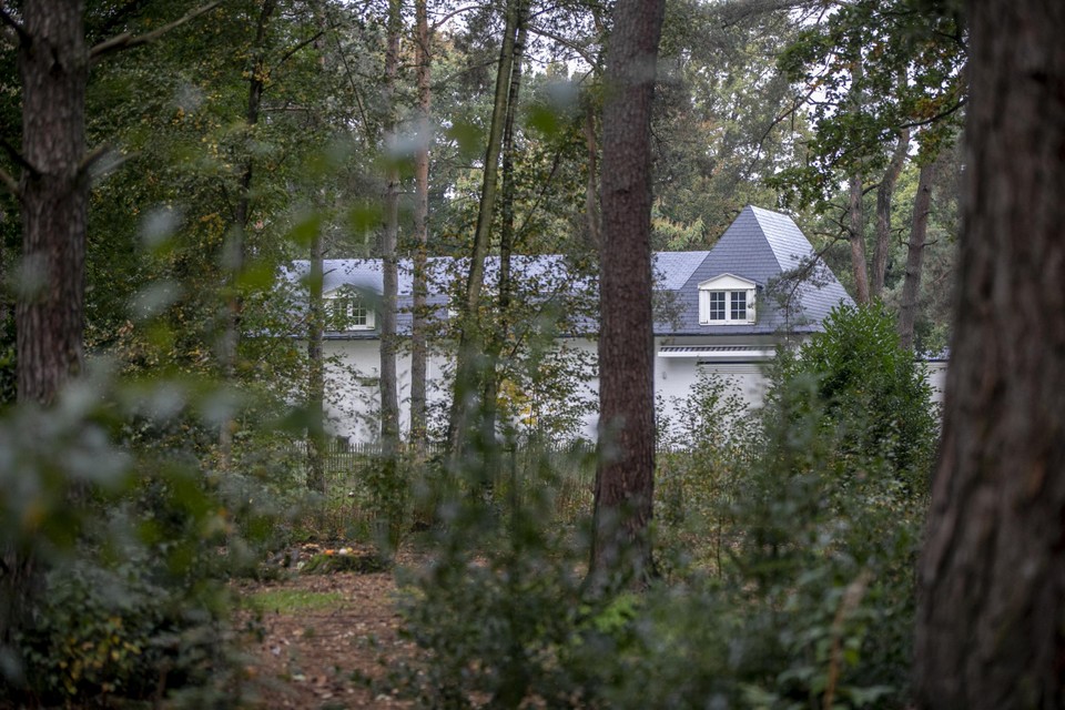 Villa Markey in de achtergrond. 