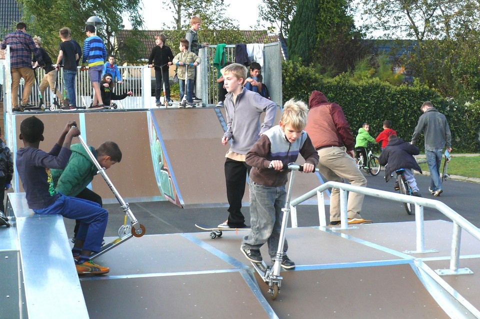 In 2013 opende het skatepark met veel animo.