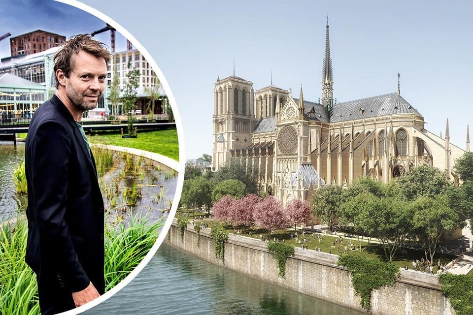 Bas Smets mag ook de nieuwe omgeving van de Notre-Dame in Parijs ontwerpen.