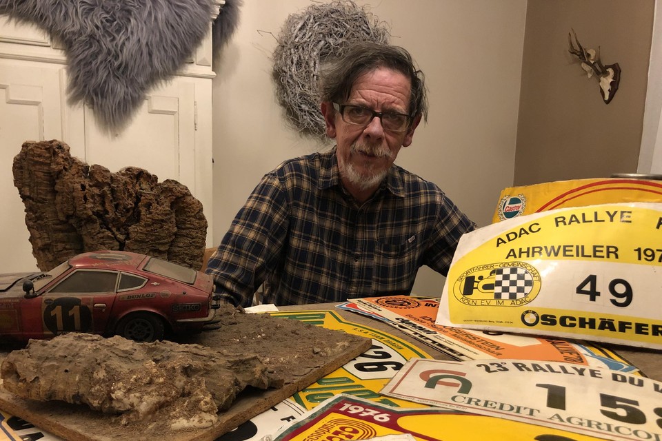 Dirk De Peuter bewaart herinneringen aan het Schroven rallyteam.