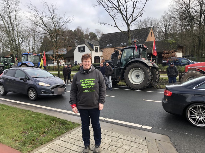 Sabina Vandeweyer die zich actief inzet voor de landbouwers in de omliggende gemeenten van het park.