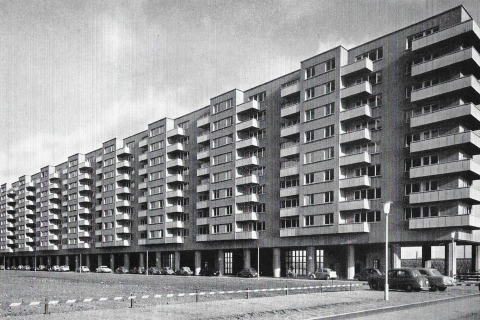 De Paal- of Langblokken op de Luchtbal dateren van 1954-1956.
